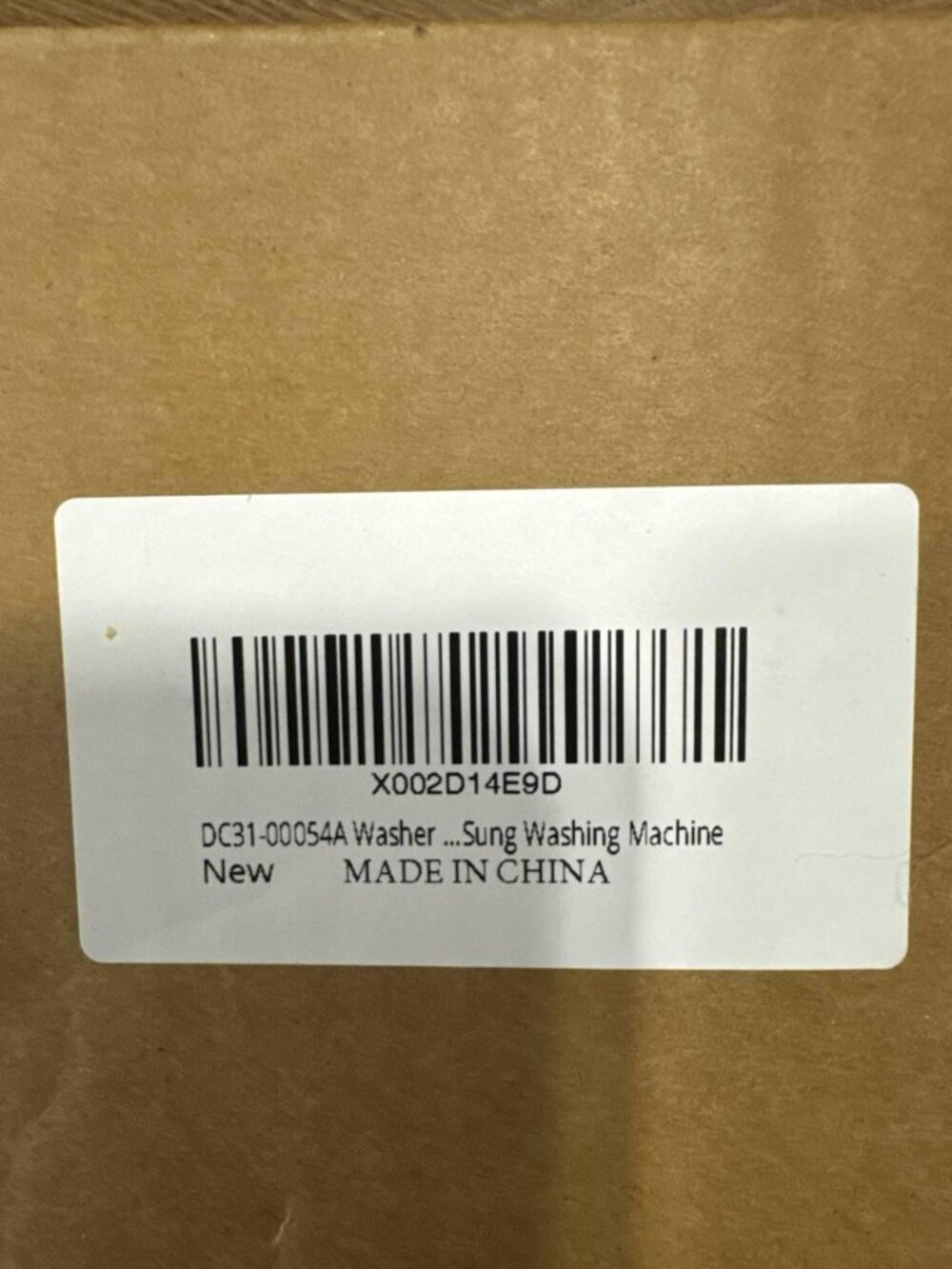 DC31-00054A pump samsung washer BRAND NEW OEM ORIGINAL not fake